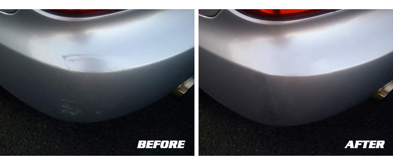 car bumper repair remove scratches st louis before after